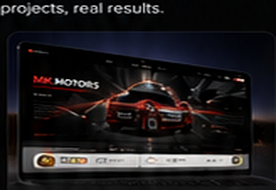 Automotive website — Concept study